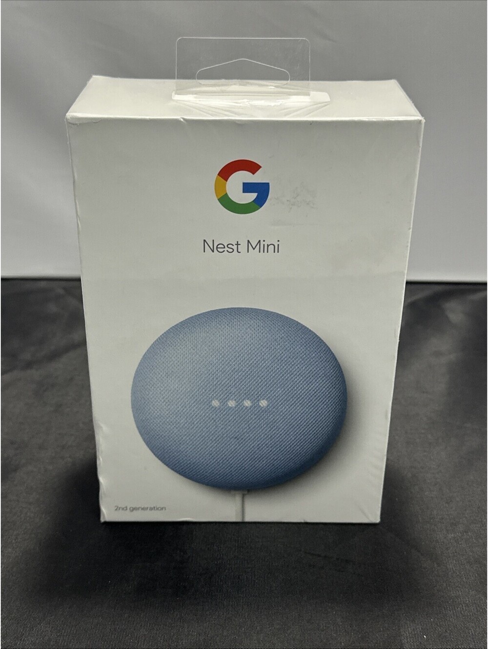 Google Nest Mini (2nd Generation) Smart Speaker Sky Blue Brand NEW SEALED H2C